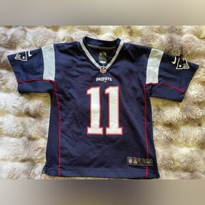 NIKE-#11 Edelman,Navy ,New England Patriots Player Jersey ,kids unisex